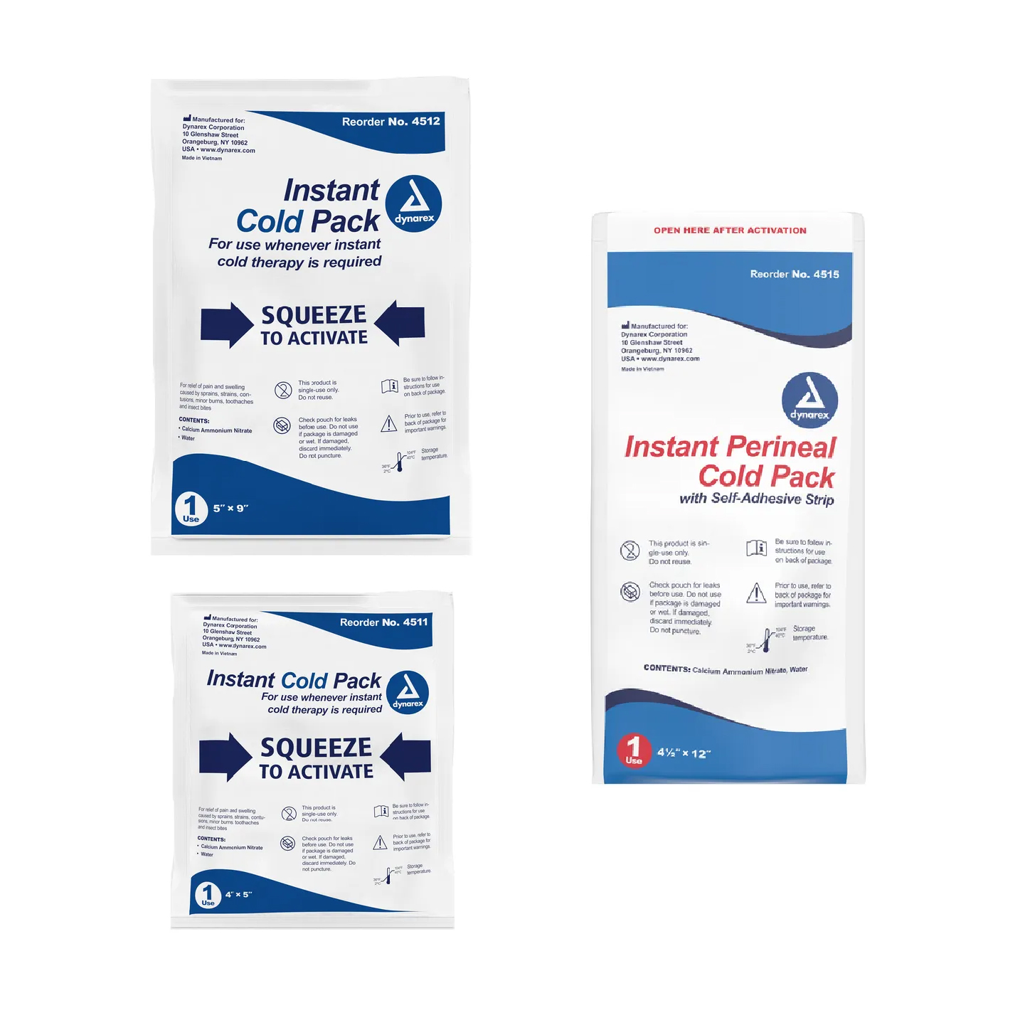 Dynarex Instant Cold Packs